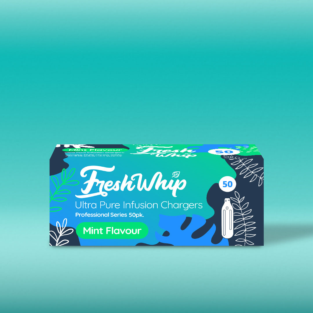 CLEARANCE FreshWhip MINT Cream Chargers - 12 x 50 pack (1 Carton)