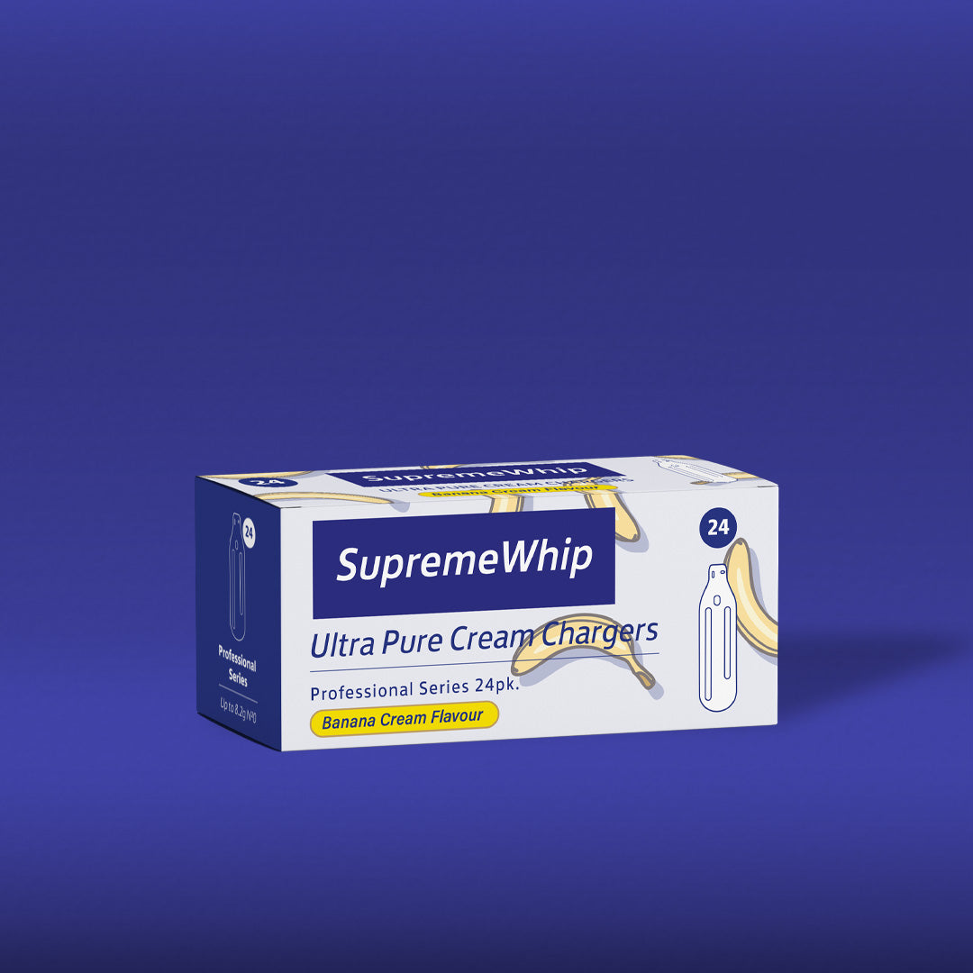 SupremeWhip BANANA Cream Chargers 24 Pack *NEW 2022*